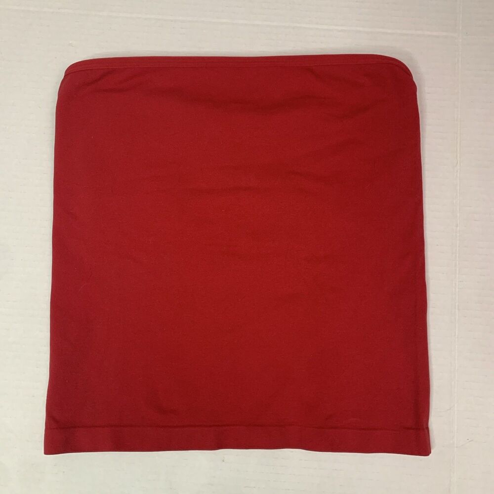 A New Day Solid Red Slim Fit Non Slip Tube Top -- Women's Size Small